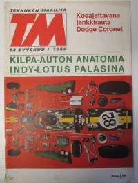 Tekniikan Maailma 1966 nr 14, sis. mm. seur. artikkelit / kuvat / mainokset; Eristysvastusmittari kytkentäkaavio ja osaluettelo, Helikopteri Hughes 300,