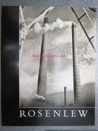 W. Rosenlew & Co. Aktiebolag 1853 - 1953 -yrityksen historiaa, runsas kuvitus
