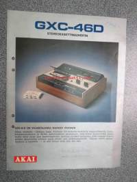 Akai GXC-46D Stereokasettinauhoitin (nauhuri) -myyntiesite