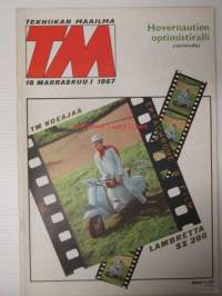 Tekniikan Maailma 1967 nr 18 sis. mm. seur. artikkelit / kuvat / mainokset;   Robert Oppenheimer - Atomipommin isä, Koeajossa Fiat 124 ja skootteri Lambretta SX