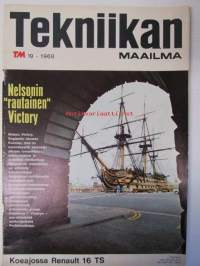 Tekniikan Maailma 1967 nr 19, Renault 6 TS koeajossa,                        Kurkistamme veneen sisälle, Lambretta Luna uusi muoto