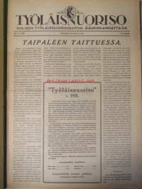 Työläisnuoriso 1928 nr 1-26 sidottu vuosikerta - Sosiaalidemokraattinen Työläisnuorisoliitto äänenkannattaja