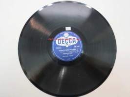 Decca SD 5327 Juha Eirto - Keskiyön tango / Metro-Tytöt - Toukokuun unelma -savikiekkoäänilevy, 78 rpm