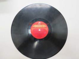 Decca SD 5161 Pikku-Tapani - Olen pikku-urheilija / Sairaalle äidille -savikiekkoäänilevy, 78 rpm