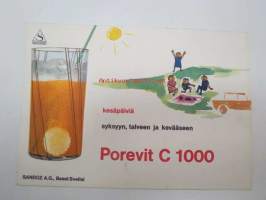 Porevit C 1000 / Sandoz AG -lääkemainos / myyntiesite