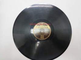 Columbia BY 1 Eugen Malmsten - Syksyllä syntynyt / Syyslehdet lentää -savikiekkoäänilevy, 78 rpm