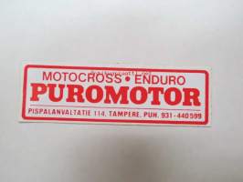 Motocross / Enduro Puromotor -tarra