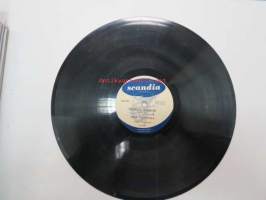 Scandia KS-295 Seija Karpiomaa - Muistojen virta / Tummia ruusuja -savikiekkoäänilevy, 78 rpm