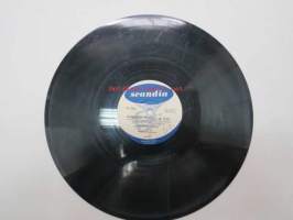 Scandia KS-268 Annikki Tähti - Aurinko tähdet ja kuu / Balladi Olavinlinnasta -savikiekkoäänilevy, 78 rpm