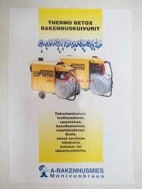 Thermo Betox rakennuskuivurit -myyntiesite