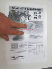 Agrostroj ZTR165, ZTR 185, ZTR 210 lieriöniittokone -myyntiesite