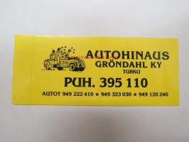 Autohinaus Gröndahl Ky -tarra