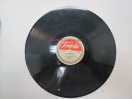 Triola T 4287 Helsingin Saalem-seurakunnan kuoro ja orkesteri - Kerran kun pääset kotihin / Sä murheinen -savikiekkoäänilevy, 78 rpm