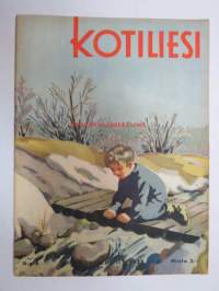 Kotiliesi 1939 nr 8, huhtikuu II, 15.4.1939, sis. mm. seur. artikkelit / kuvat / mainokset; Kansikuvitus P. Söderström, Kun murroskausi lähestyi - Suomen naisen