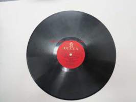 Decca SD 5157 Henry Theel - Näkemiin / St. Paulin lyhtyjen alla -savikiekkoäänilevy, 78 rpm