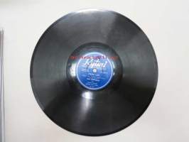 Rytmi R 6073 Erkki Junkkarinen - Harhakuva / Syksyn lapsi -savikiekkoäänilevy, 78 rpm