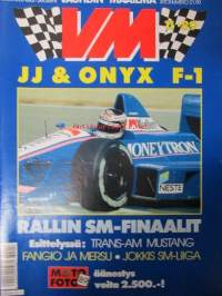 Vauhdin maailma 1989 nr 11 - mm. Formula 1 Monza - Estoril - Jerez GP JJ mukana, VW Polo ahtimella, Ralli-MM Argentiina - San Remo, Corvette-Ferrari Don Johnsonin