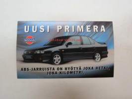 Uusi (Nissan) Primera -tarra