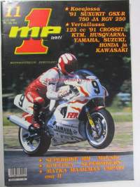 MP 1 lehti 1990 nr 11 -Moottoripyörälehti, katso sisältö kuvista tarkemmin.