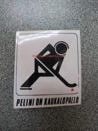 Pelini on kaukalopallo -tarra