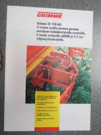 Grimme SE 150-60 2-rivinen sivulta nosta perunannostokone -myyntiesite