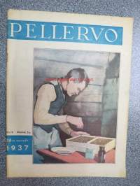 Pellervo 1937 nr 6 sis. mm. seur. artikkelit / kuvat; Talonpoika Suomen tasavallan päämieheksi, Tammiston puna-apila, Vehnänviljelyksen laajentumisen