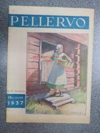 Pellervo 1937 nr 32, sis. mm. seur. artikkelit / kuvat; Maaseudun yhteistoiminnan tehostamisesta, Sikataloutemme päivänkysymyksiä,Älkää unohtako rikkaruohoja,