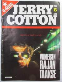 Jerry Cotton 1986 nr 13 - Viimeisen rajan taakse