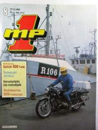 MP 1 lehti 1982 nr 8 -Moottoripyörälehti, katso sisältö kuvista tarkemmin.