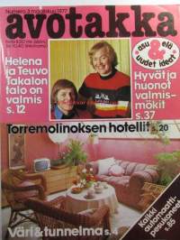 Avotakka 1977 nr 3 - katso sisällysluettelo kuvasta.