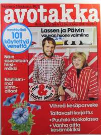 Avotakka 1977 nr 5 - katso sisällysluettelo kuvasta.