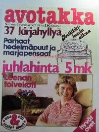 Avotakka 1977 nr 9 - katso sisällysluettelo kuvasta.