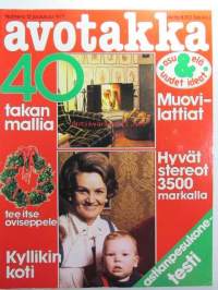 Avotakka 1977 nr 12 - katso sisällysluettelo kuvasta.