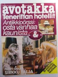 Avotakka 1977 nr 10 - katso sisällysluettelo kuvasta.