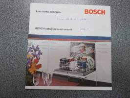 Bosch-astiainpesuautomaatit (astianpesukoneet) -myyntiesite