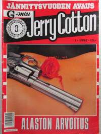 Jerry Cotton 1992 nr 1 Alaston arvoitus