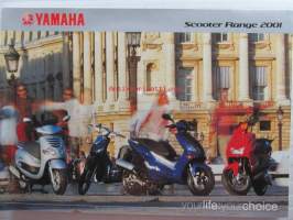 Yamaha Scooter Range 2001 - Moottoripyörä myyntiesite