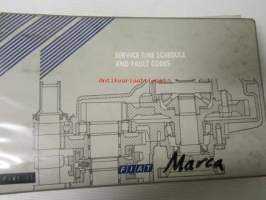 Fiat Marea Service time schedule and fault codes, Cars volume 2 - vikakoodit