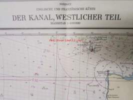 Merikartta Englische und Französische Küste Der Kanal, Westlicher Teil