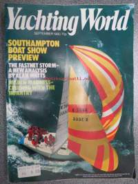 Yachting World 1980 september, englantilainen veneilyn erikoislehti, sis. mm. Nautor / Swan mainoksen