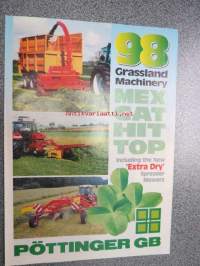 Pöttinger GB Grassland machinery MEX, CAT, HIT, TOP -myyntiesite