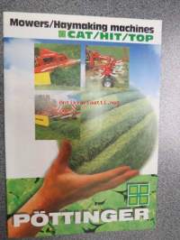 Pöttinger Mowers / Haymaking machines CAT, HIT, TOP -myyntiesite