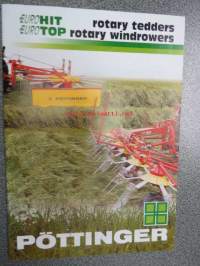 Pöttinger Euro HIT / TOP rotary tenders, rotary windrovers -myyntiesite