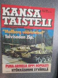 Kansa Taisteli 1986 nr 4, sis. mm. seur. artikkelit / kuvat; Eero Eho - Rajantakaiset rahdinajot sotatalvena 1916, Erik Ekholm - Puna-armeija oppi nopeasti, Toivo