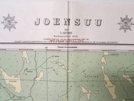 Saimaan vesistö Joensuu 1:40 000 - Merikartta