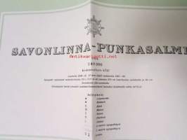 Saimaan vesistö Savonlinna - Punkasalmi 1:40 000 - Merikartta