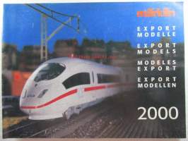 MÄRKLIN Export Modelle / Export Models / Modeles Export / Export Modellen 2000 - tuoteluettelo