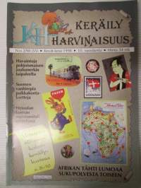 Keräilyharvinaisuus 1998 nr 2 -mm. Havaintoja pohjoismaisen joulumerkin taipaleelta - Tanska - Färsaaret - Grönlanti, Afrikan Tähti lumoaa sukupolvesta toiseen,