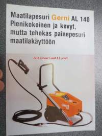 Gerni AL 140 kylmävesipesuri -myyntiesite