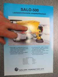 Salo 500 lautassirottelulaite avopakettiautoon -myyntiesite